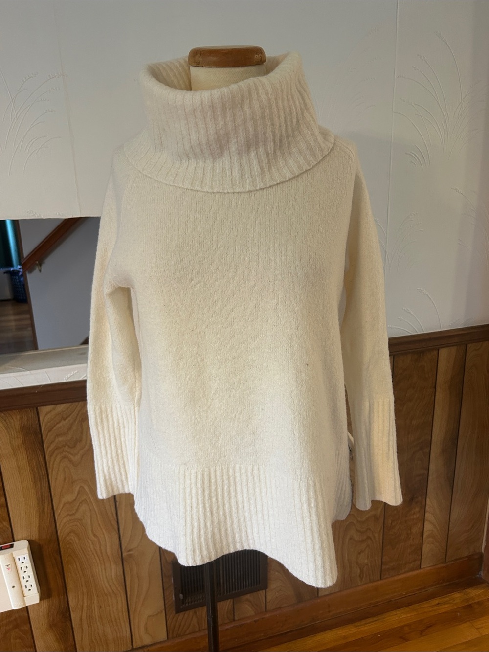 Banana Republic Cream Turtleneck Sweater